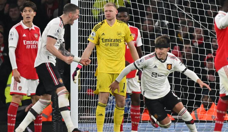 Imagen de El gol de Lisandro Martínez no le alcanzó a Manchester United