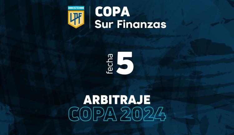 Imagen de Se designaron los árbitros de la quinta fecha de la Copa de la Liga