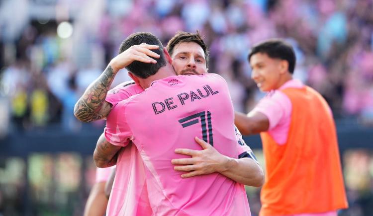 Imagen de Inter Miami campeón: las mágicas asistencias de Messi para De Paul y Allende
