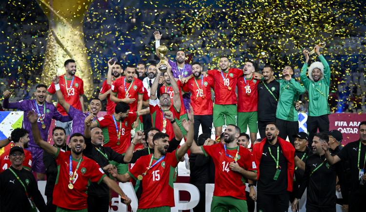 Imagen de Jordania, rival de Argentina en el Mundial, perdió la final de la Copa Árabe ante Marruecos