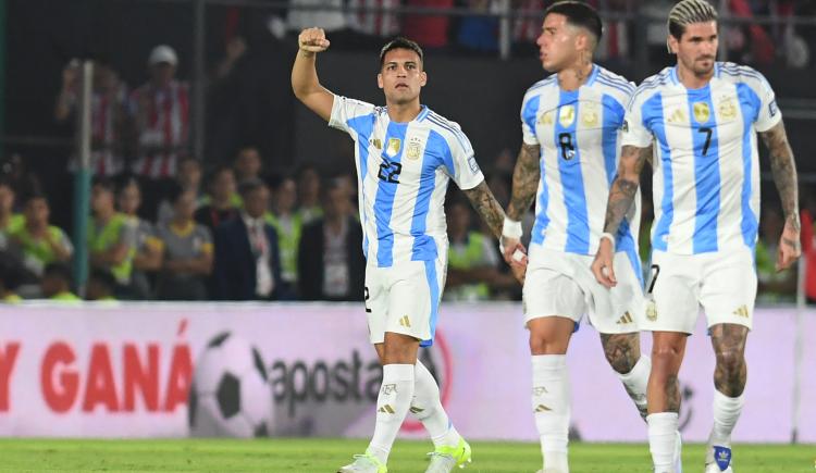 Imagen de Toro legal: el gol de Lautaro Martínez ante Paraguay