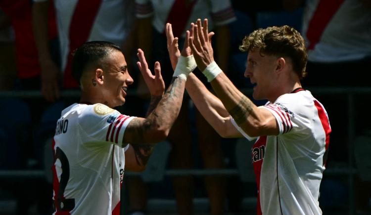 Imagen de A la altura: River venció a Urawa en su debut en el Mundial de clubes con tres goles de cabeza