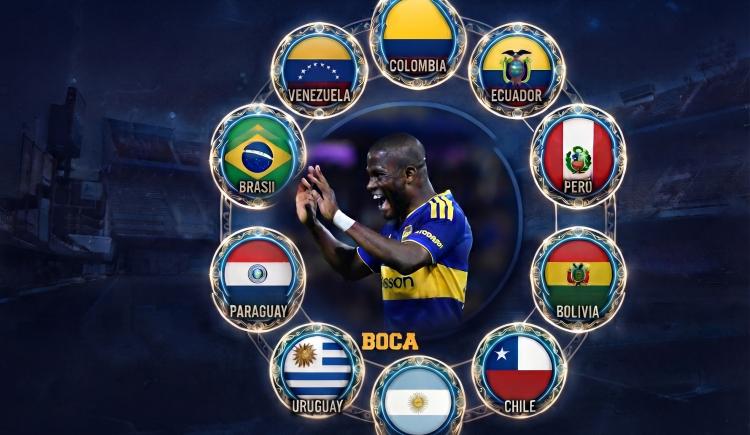 Imagen de Con el gol de Enner Valencia, Boca completó el modo Conmebol