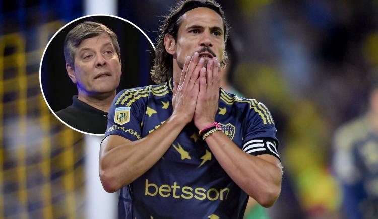 Imagen de Pergolini liquidó a Cavani y criticó el presente de Boca