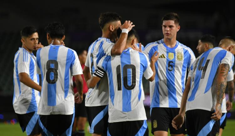 Imagen de La Selección Olímpica ganó 4-2 su primer amistoso ante México