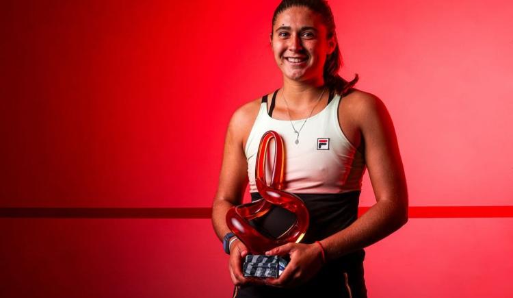 Imagen de Julia Riera ganó el título más importante de su carrera