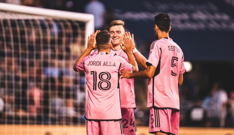 Imagen de Inter Miami ganó con nueve, sin el 9 y el 10