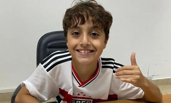 Imagen de Se llama Lionel Messi, es brasileño, tiene 9 años y firmó con São Paulo