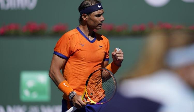 Imagen de Rafael Nadal, imbatible en 2022: ya está en cuartos de final de Indian Wells