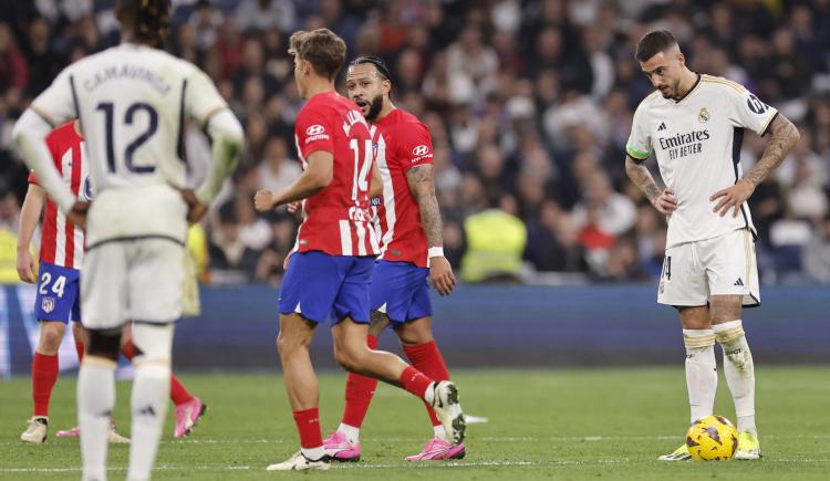 Imagen de Sobre el final, Atlético Madrid amargó a Real Madrid