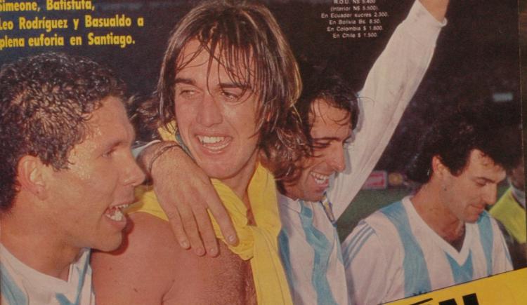 Imagen de 23 de julio de 1991, Argentina conquista la Copa América