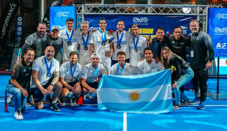 Imagen de Argentina se consagró en el Panamericano de pádel de Venezuela
