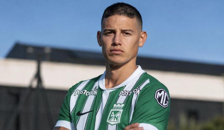 Imagen de Otro regreso estelar en el fútbol colombiano: James Rodríguez fue presentado en su nuevo club