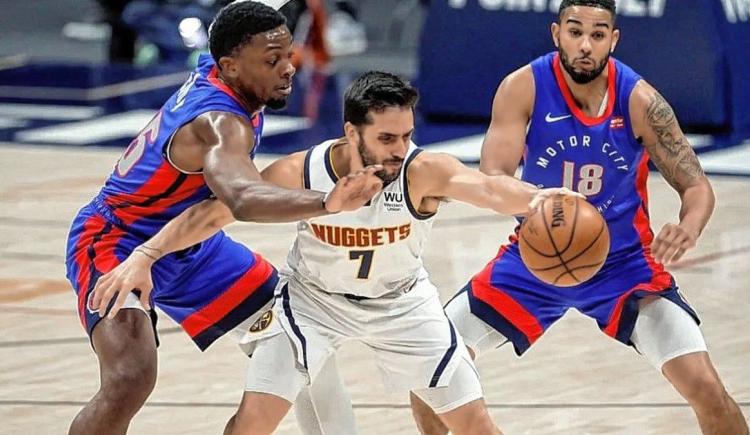 Imagen de DENVER, CON SEIS PUNTOS DE CAMPAZZO DERROTÓ A DETROIT