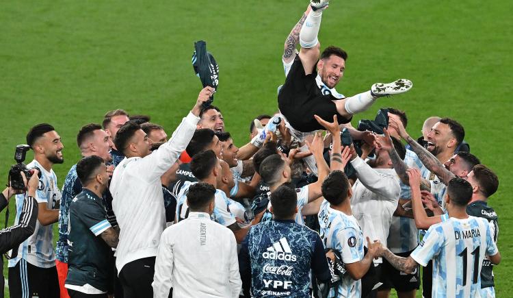 Imagen de Argentina se quedó con la Finalissima en Wembley