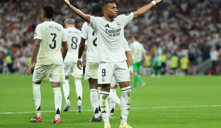 Imagen de Mbappé tuvo su bautismo goleador en La Liga en el triunfo de Real Madrid