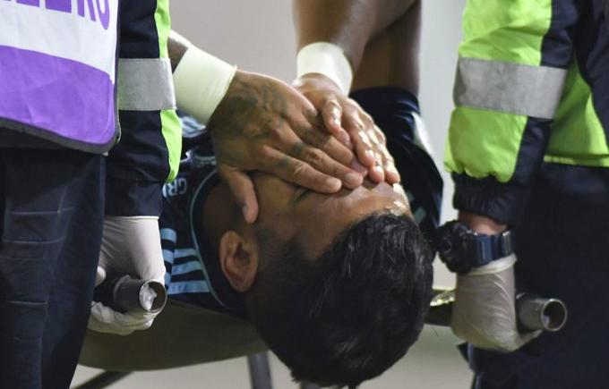 Imagen de La tremenda lesión de Rafa Pérez en Colombia