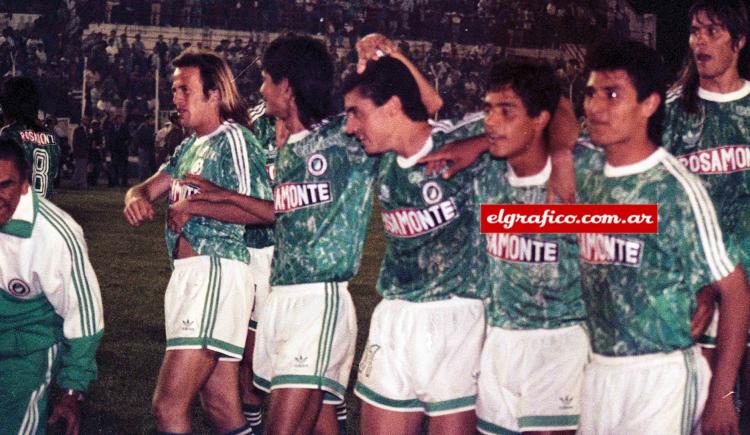 Imagen de 1993. Fue la noche de Mandiyú