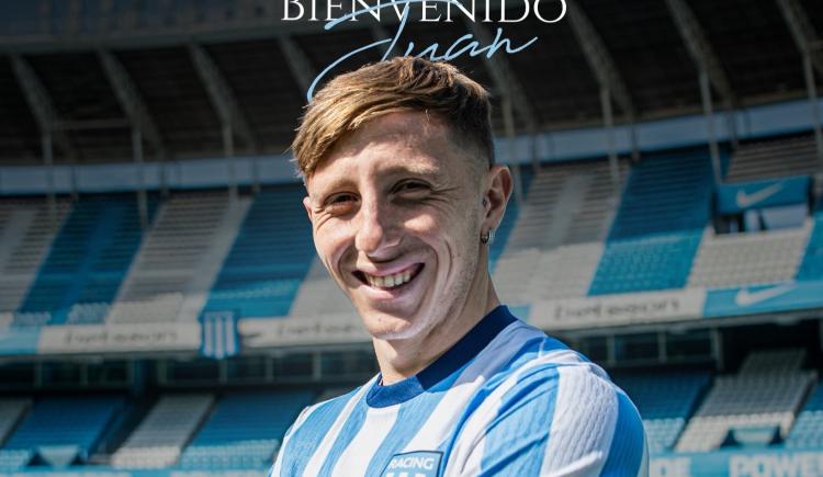 Imagen de Racing presentó a Juan Barinaga: los detalles del acuerdo con Boca