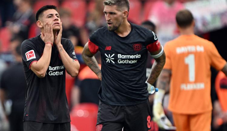 Imagen de Un debut para el Diablo: Echeverri sumó sus primeros minutos en la derrota de Bayer Leverkusen