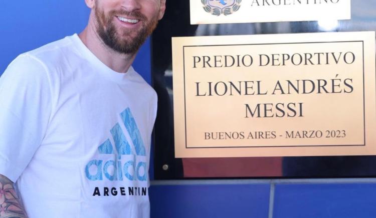 Imagen de Lionel Messi y un momento inolvidable
