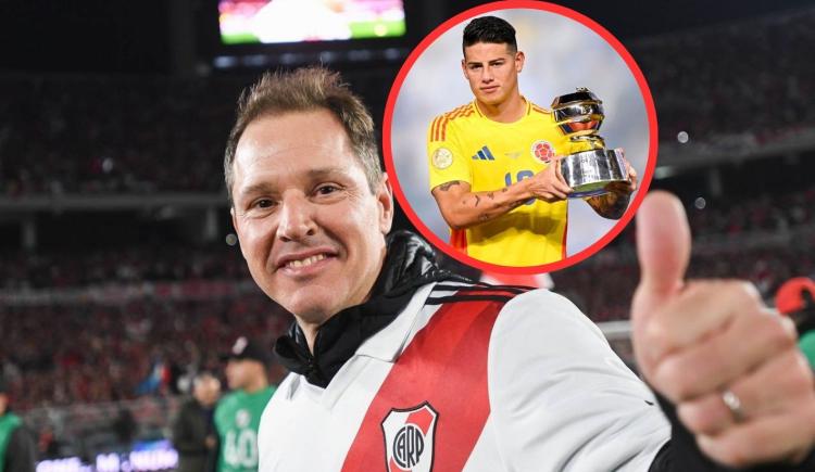 Imagen de Jorge Brito, contundente sobre la posibilidad de James Rodríguez a River