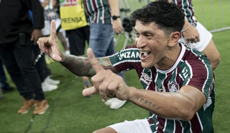 Imagen de Germán Cano le dio el título Carioca a Fluminense