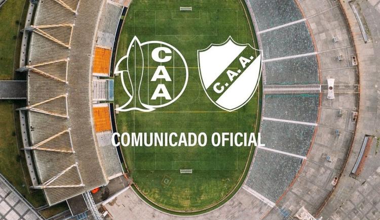 Imagen de Comunicado conjunto entre Aldosivi y Alvarado antes del histórico clásico
