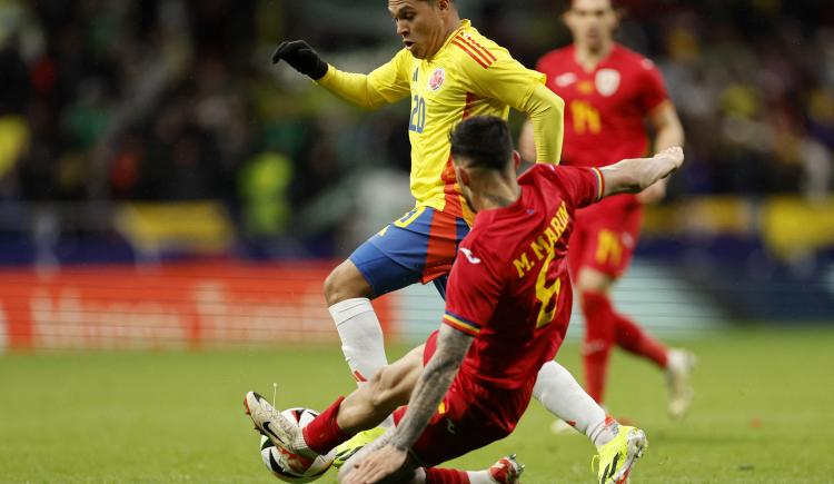Imagen de Con 20 minutos de Juanfer Quintero, Colombia venció 3-2 a Rumania