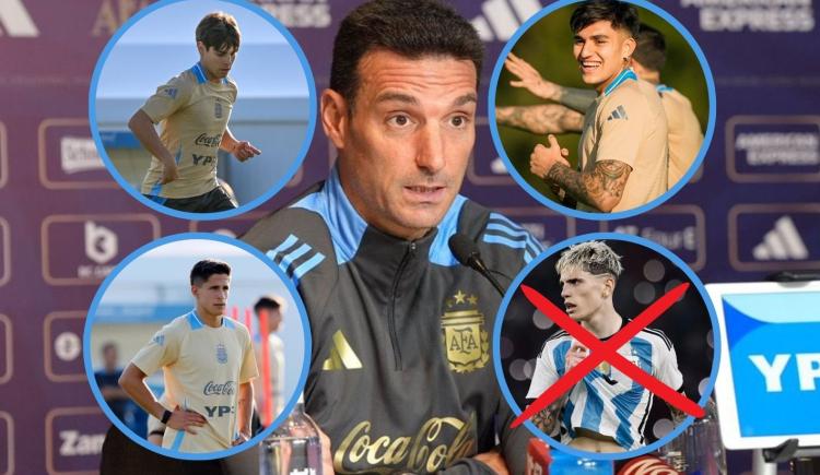 Imagen de Con nombres propios: Scaloni explicó las citaciones de sus delanteros
