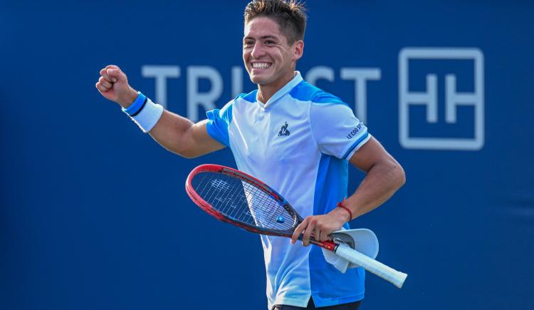 Imagen de Sebastián Báez sigue de racha y logró su primer triunfo en el US Open