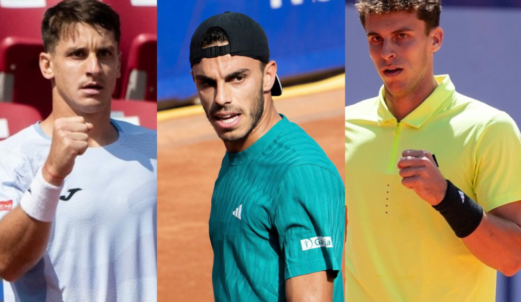 Imagen de Los hermanos Cerúndolo y Ugo Carabelli a semifinales en un viernes albiceleste en el tenis mundial