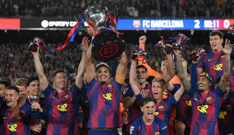 Imagen de Barcelona le dio el golpe de nocaut a Real Madrid y se consagró bicampeón de La Liga
