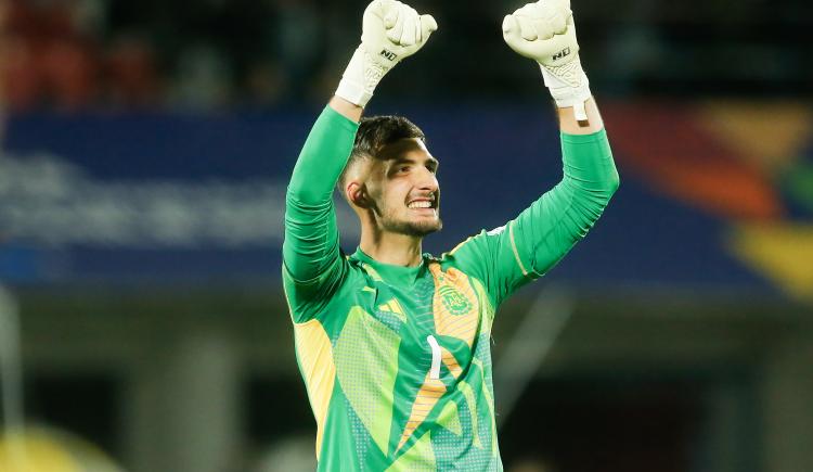 Imagen de Santino Barbi, el guardián del arco de la Selección Argentina Sub 20