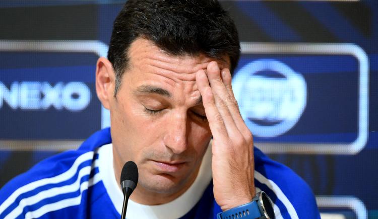 Imagen de Inédito: Scaloni cerró la conferencia al borde de las lágrimas