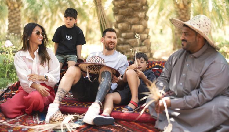 Imagen de El viaje de Lionel Messi a Arabia Saudita
