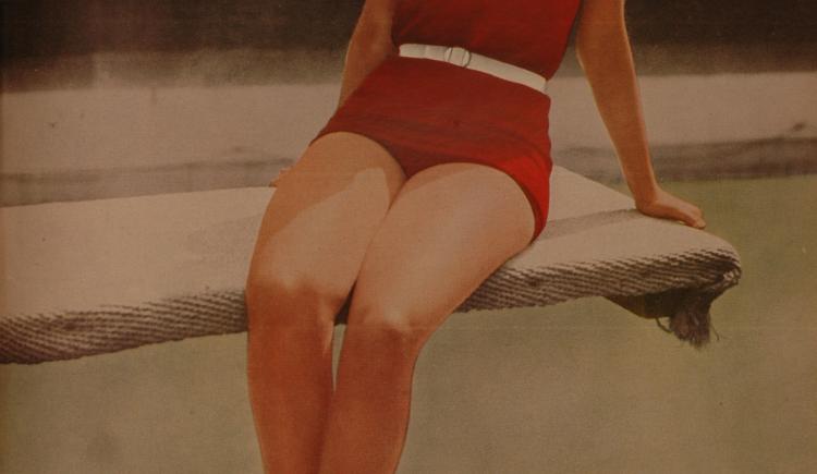 Imagen de 17 de marzo de 1934, la nadadora Jeanette Campbell