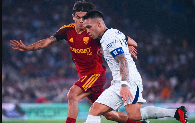 Imagen de Lautaro Martínez, el coloso de Milán: doblete y récord histórico para rescatar un empate ante la Roma