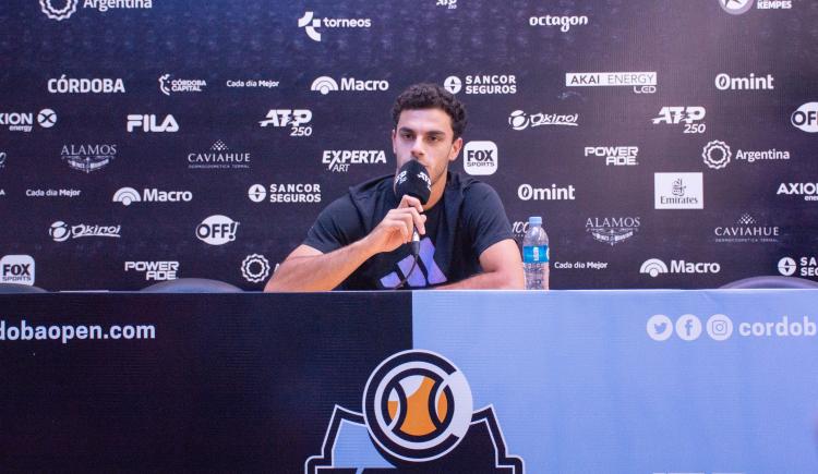 Imagen de Francisco Cerúndolo: "Llego con mucha confianza; extraño jugar en polvo de ladrillo"