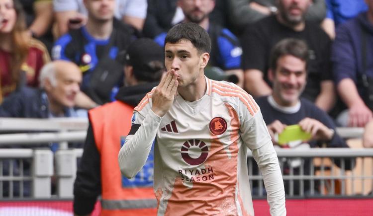 Imagen de Con un gol de Matías Soulé, Roma bajó al Inter de Lautaro Martínez
