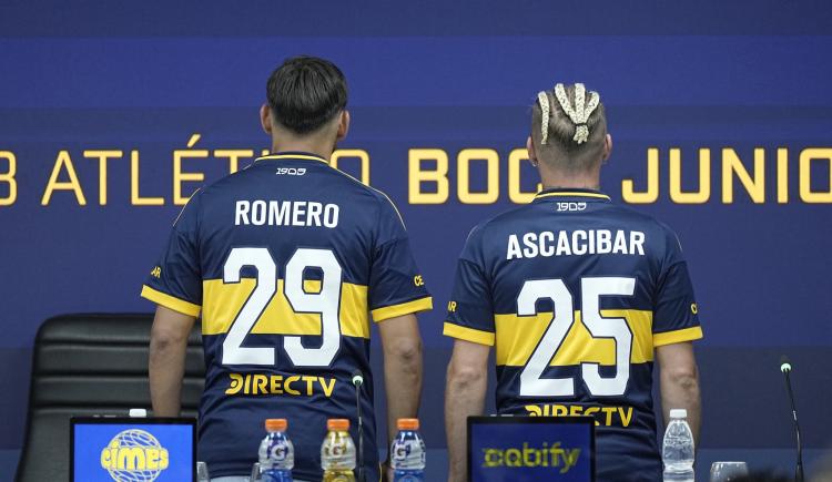 Imagen de Primer entrenamiento en Boca de Ascacibar y Ángel Romero: ¿cuándo debutan?
