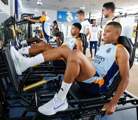 Imagen de Kylian Mbappé tuvo su primer entrenamiento en Real Madrid