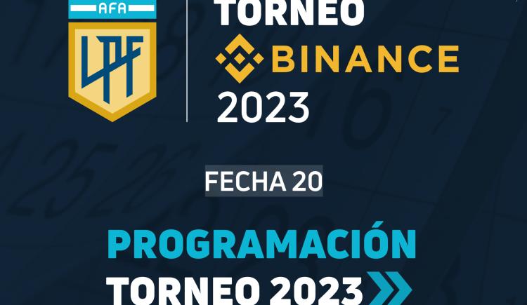 Imagen de La Liga Profesional dio la programación de la fecha 20