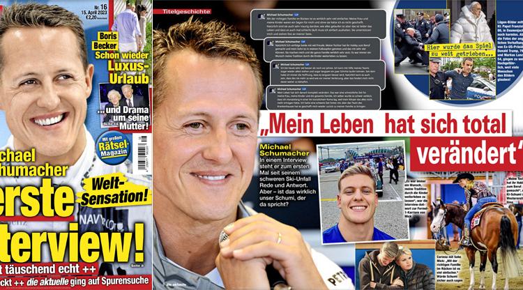 Imagen de Vergonzoso: publicaron una falsa "primera entrevista" a Schumacher tras su accidente
