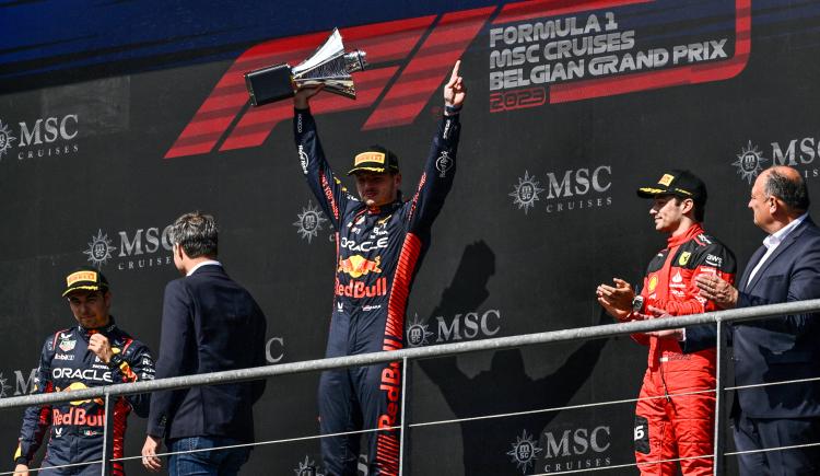 Imagen de Una sana costumbre: Max Verstappen se impuso en el GP de Bélgica