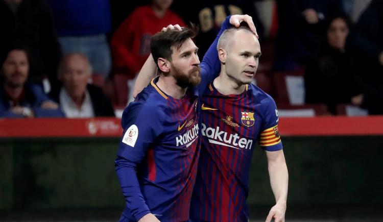 Imagen de El emotivo mensaje de Messi por el retiro de Iniesta