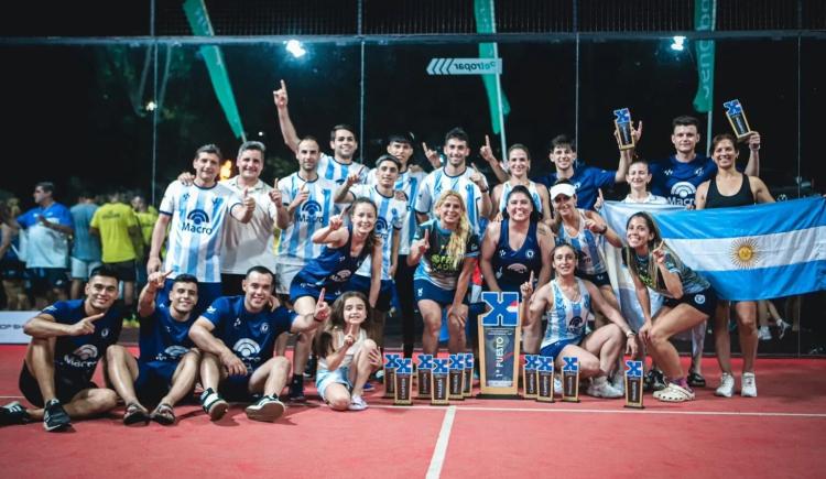 Imagen de La Selección Argentina de pádel se consagró en el Panamericano de Libres 2024