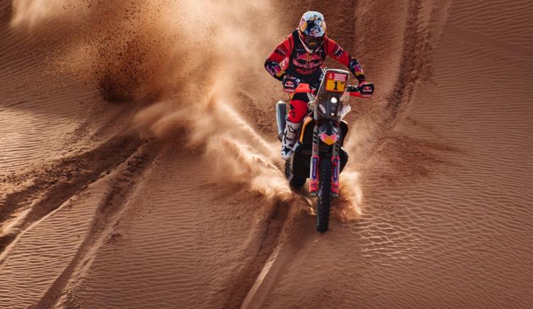 Imagen de DAKAR: BENAVIDES ACORTA LA DIFERENCIA EN LA GENERAL DE MOTOS