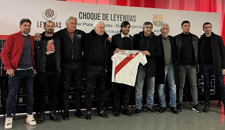 Imagen de River presentó el "Partido de Leyendas" ante Barcelona: todos los detalles