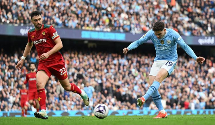 Imagen de La cifra redonda que alcanzó Julián Álvarez en Manchester City